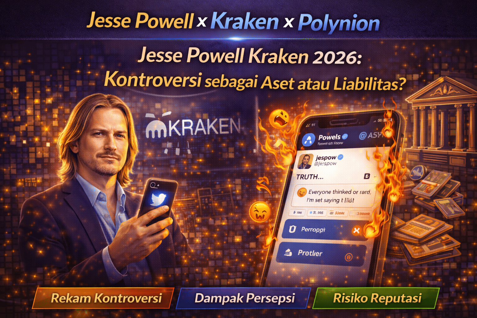 Jesse Powell Kraken 2026: Kontroversi sebagai Aset atau Liabilitas?
