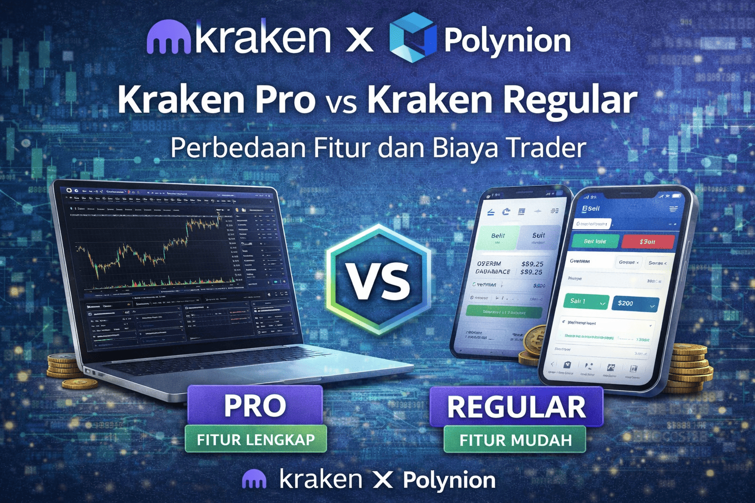 Kraken Pro Regular: Perbedaan Fitur dan Biaya Trader