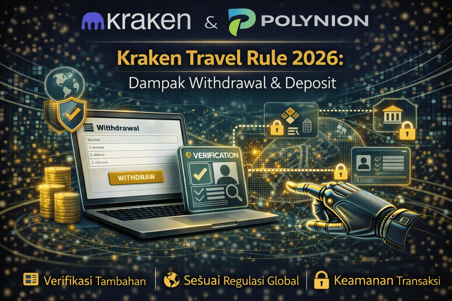 Kraken Travel Rule 2026: Dampak Withdrawal & Deposit
