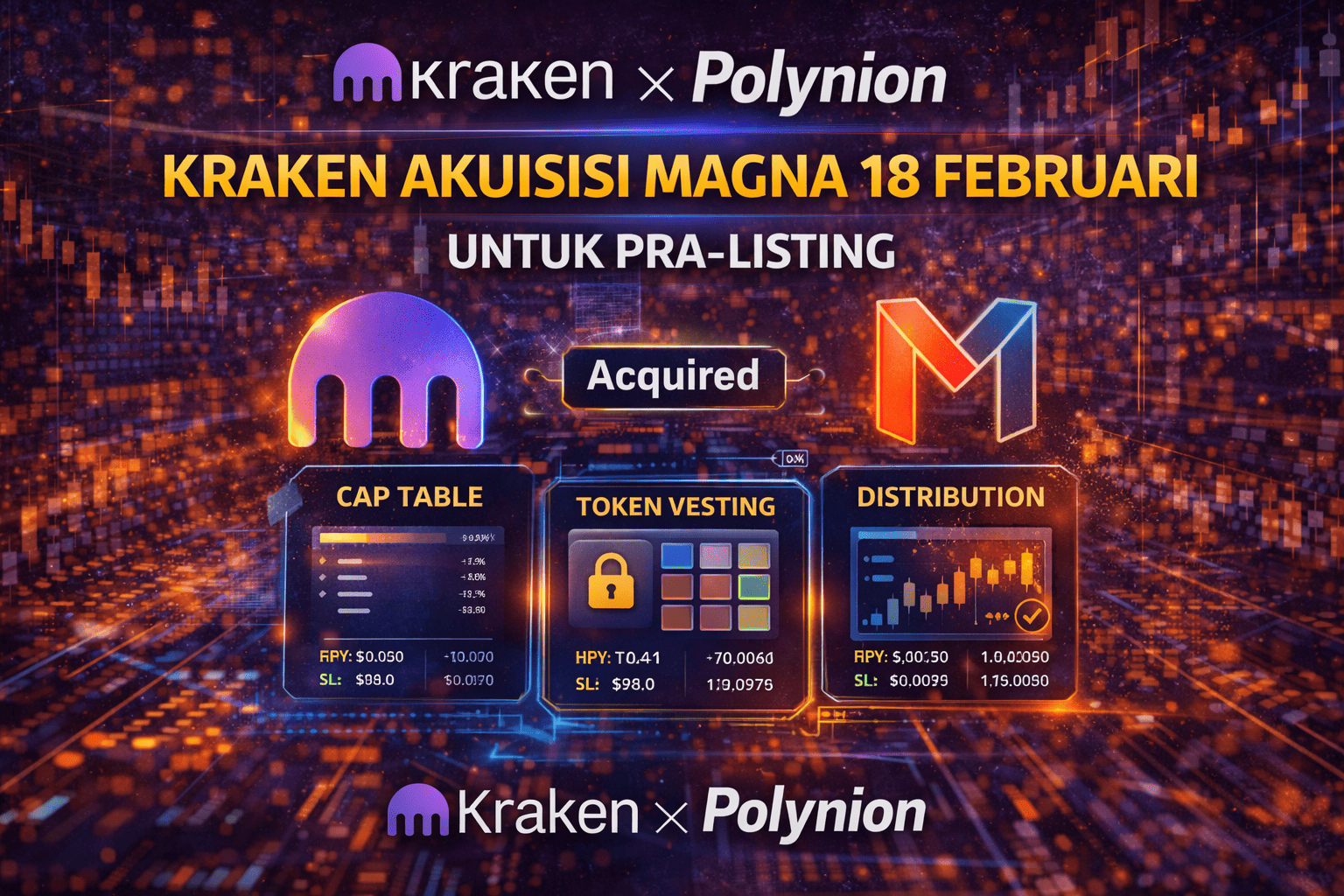 Kraken Akuisisi Magna 18 Februari untuk Pra-Listing
