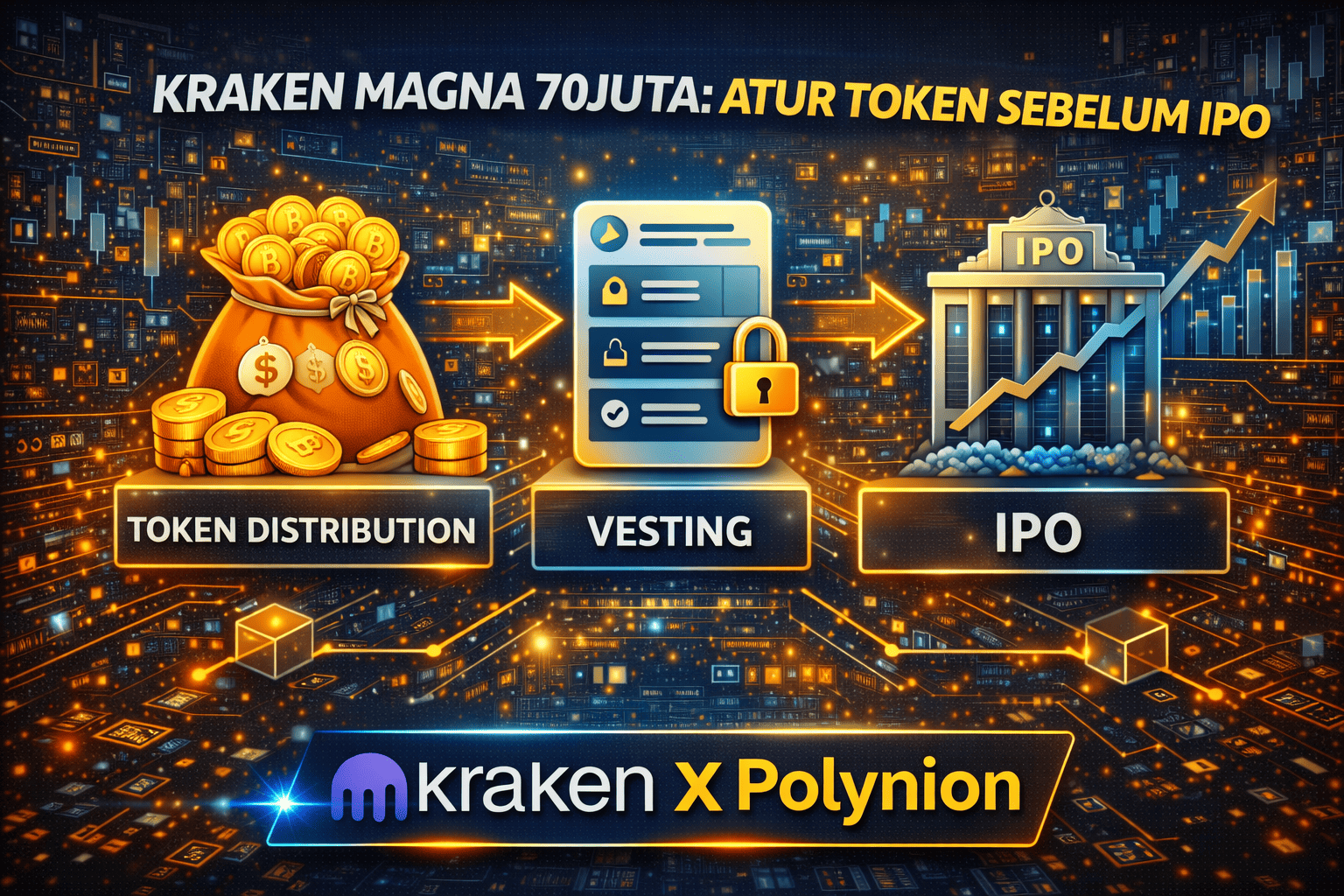Kraken Magna 70Juta: Atur Token Sebelum IPO