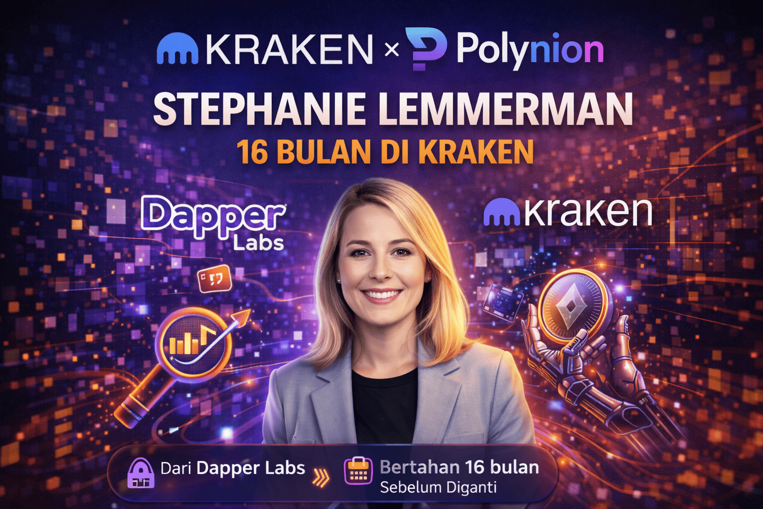 Stephanie Lemmerman Diganti Usai 16 Bulan
