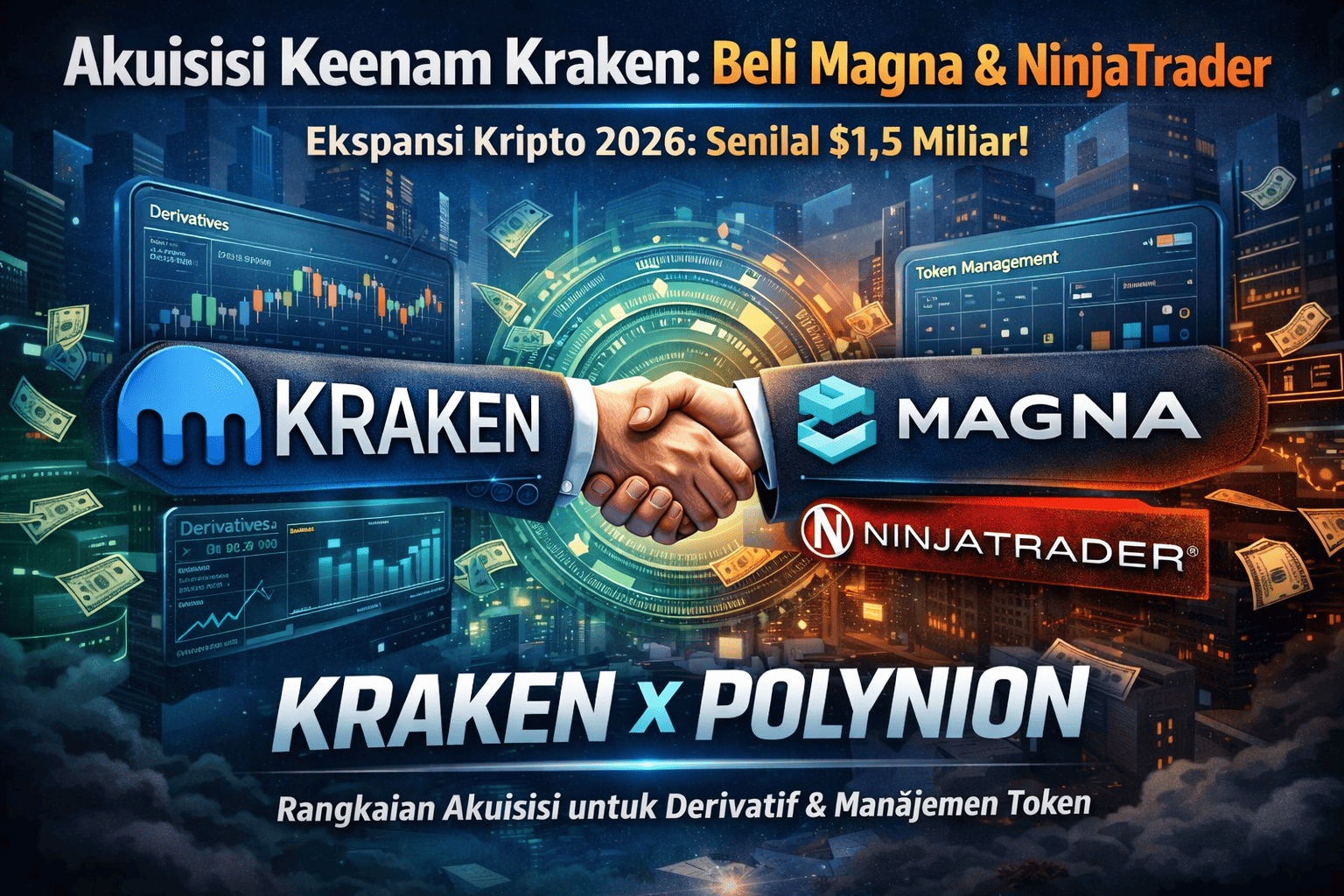 Akuisisi Keenam Kraken: Beli Magna & NinjaTrader